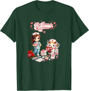 Nurse be My Valentine T-Shirt - T-Shirt | Forest