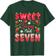 7th Birthday Girl Strawberry Sweet Sassy and Seven T-Shirt - T-Shirt | Forest
