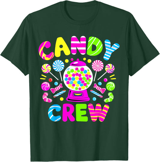 Halloween Candy Crew Candy Costume Women Candy Land Kids T-Shirt - T-Shirt | Forest