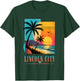 Lincoln City Beach Sunset 2026 Summer Vacation Retro Vibes T-Shirt - T-Shirt | Forest