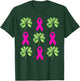 Shamrock Ribbon Mammography Mammo Radiology St Patrick’s Day T-Shirt - T-Shirt | Forest