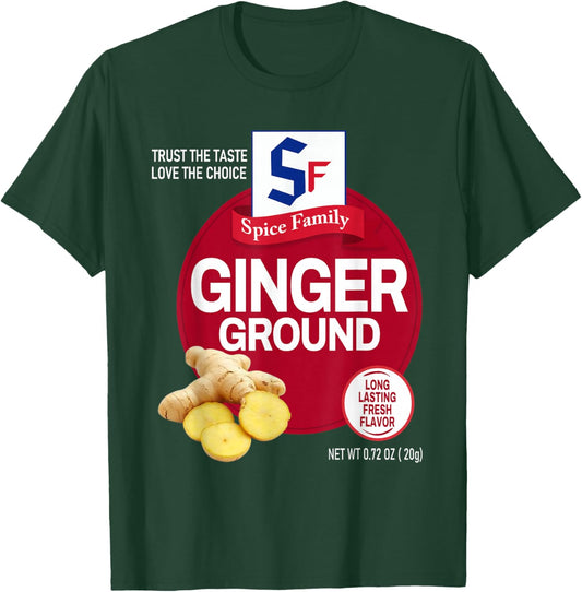 Ground Ginger Halloween Spice Costume Group Matching T-Shirt - T-Shirt | Forest