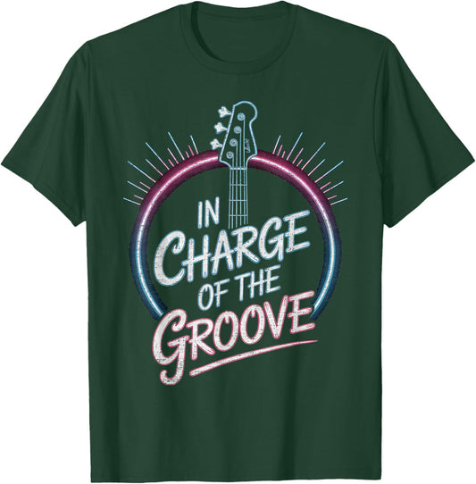 Bass Guitar Music Funny Bass-Player T-Shirt - T-Shirt | Forest