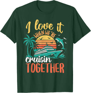 Matching Family Cruise Ship Wear Women & Couples T-Shirt - T-Shirt | Forest