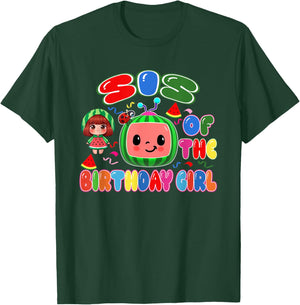 Sis of The Birthday Girl Melon Family Matching Funny T-Shirt - T-Shirt | Forest