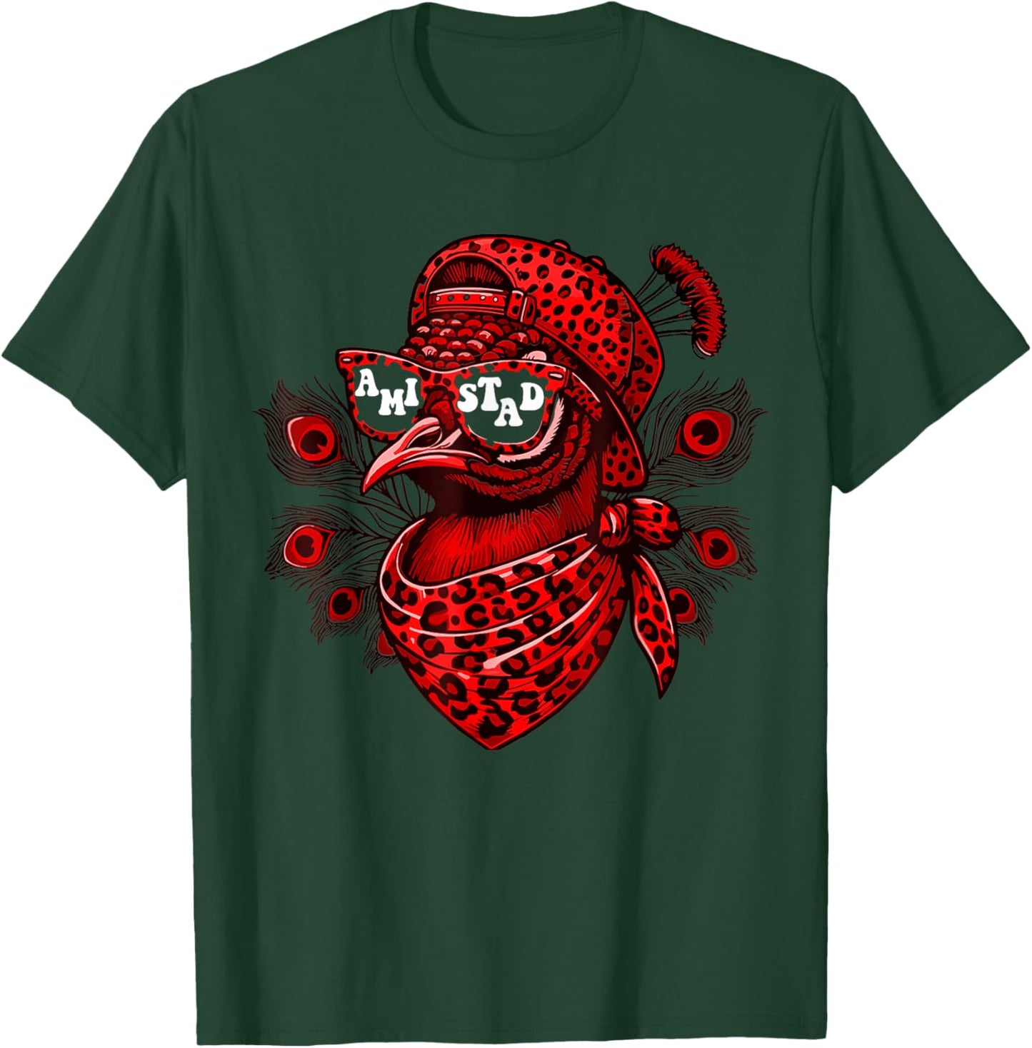 Amistad House of Friendship Teachers Students School Spirit T-Shirt - T-Shirt | Forest
