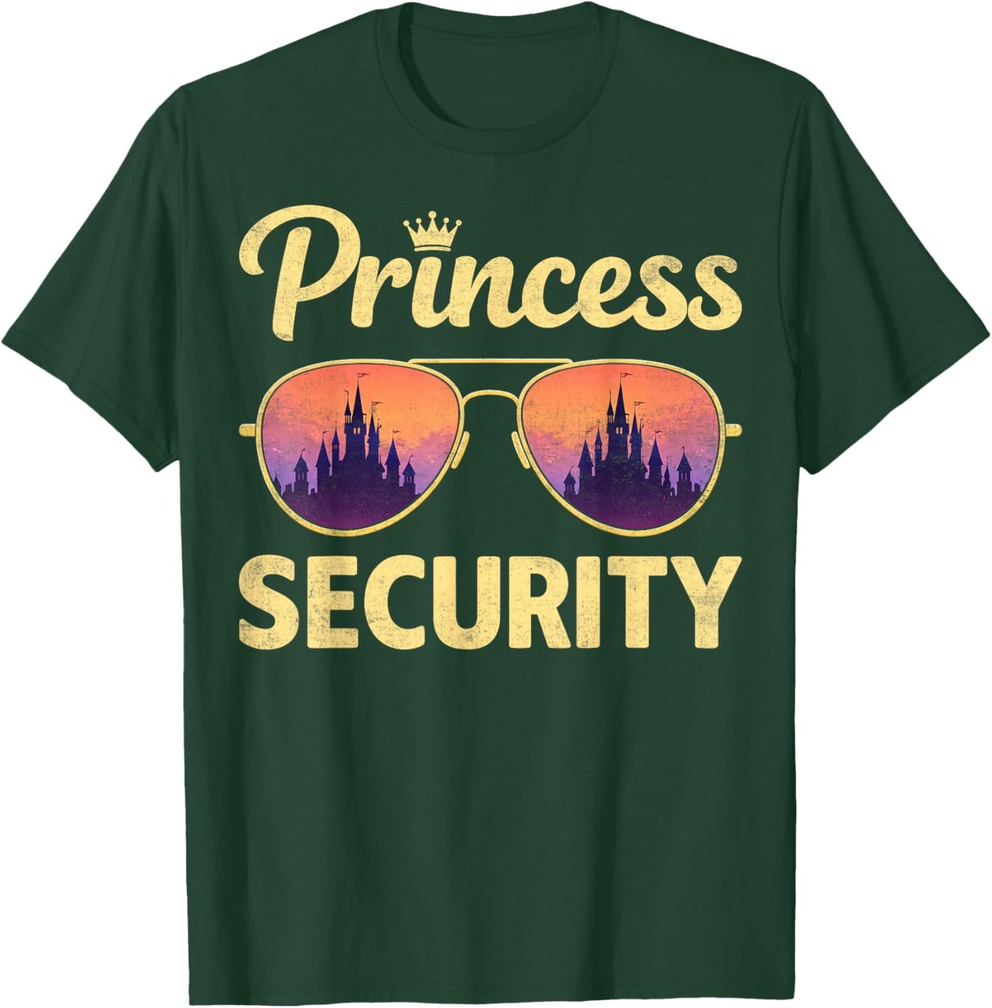 Funny Princess Security Vacations Family Trip T-Shirt - T-Shirt | Forest