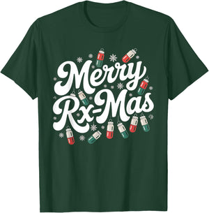 Pharmacy Technician Christmas Pharmacist Pharmacy Student T-Shirt - T-Shirt | Forest