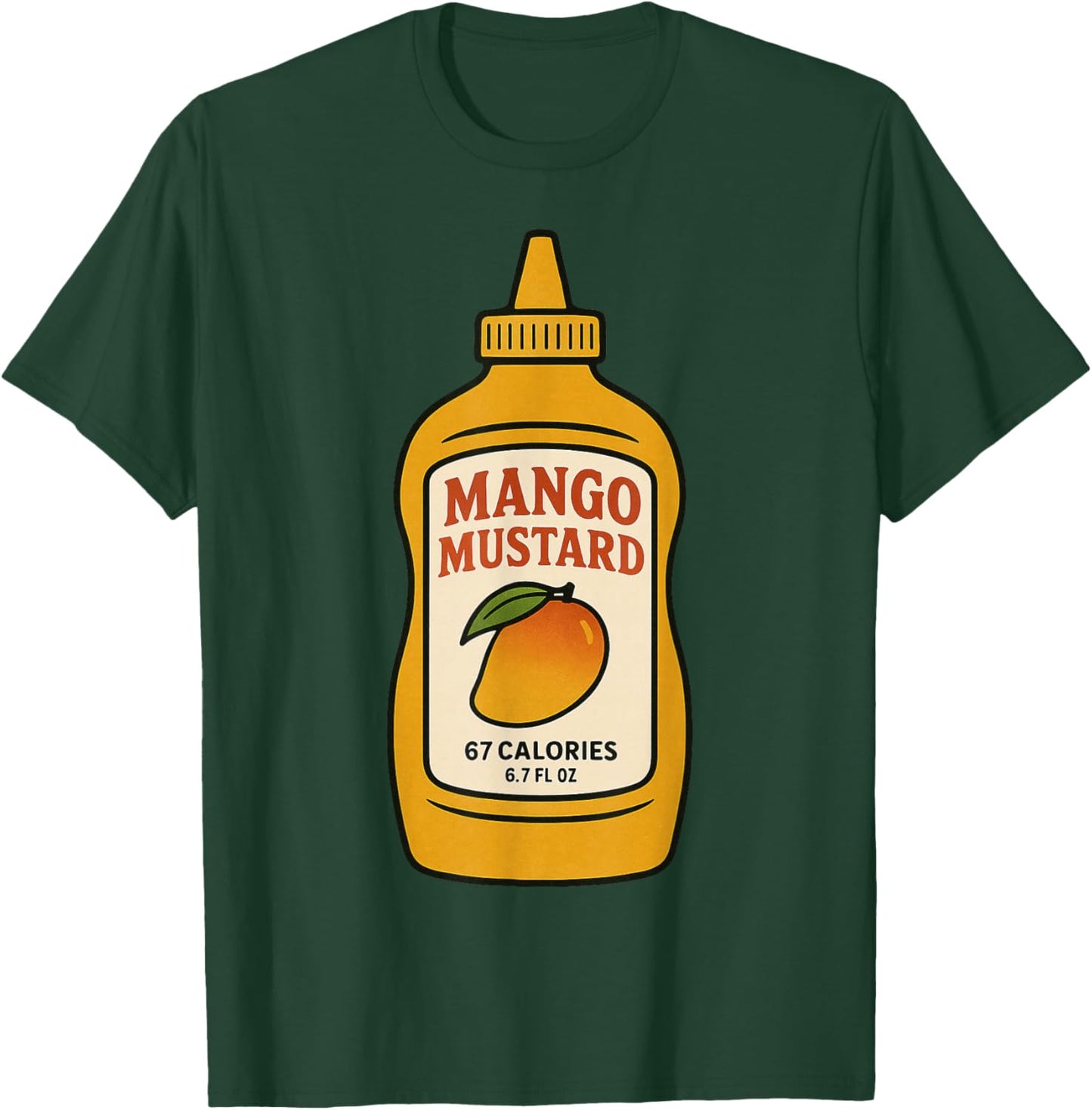 Mango Mustard 67 Six Seven 6-7 - Funny Brainrot Kids Meme T-Shirt - T-Shirt | Forest