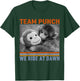 Retro Team Punch Monkey Ride At Dawn Hopecore T-Shirt - T-Shirt | Forest