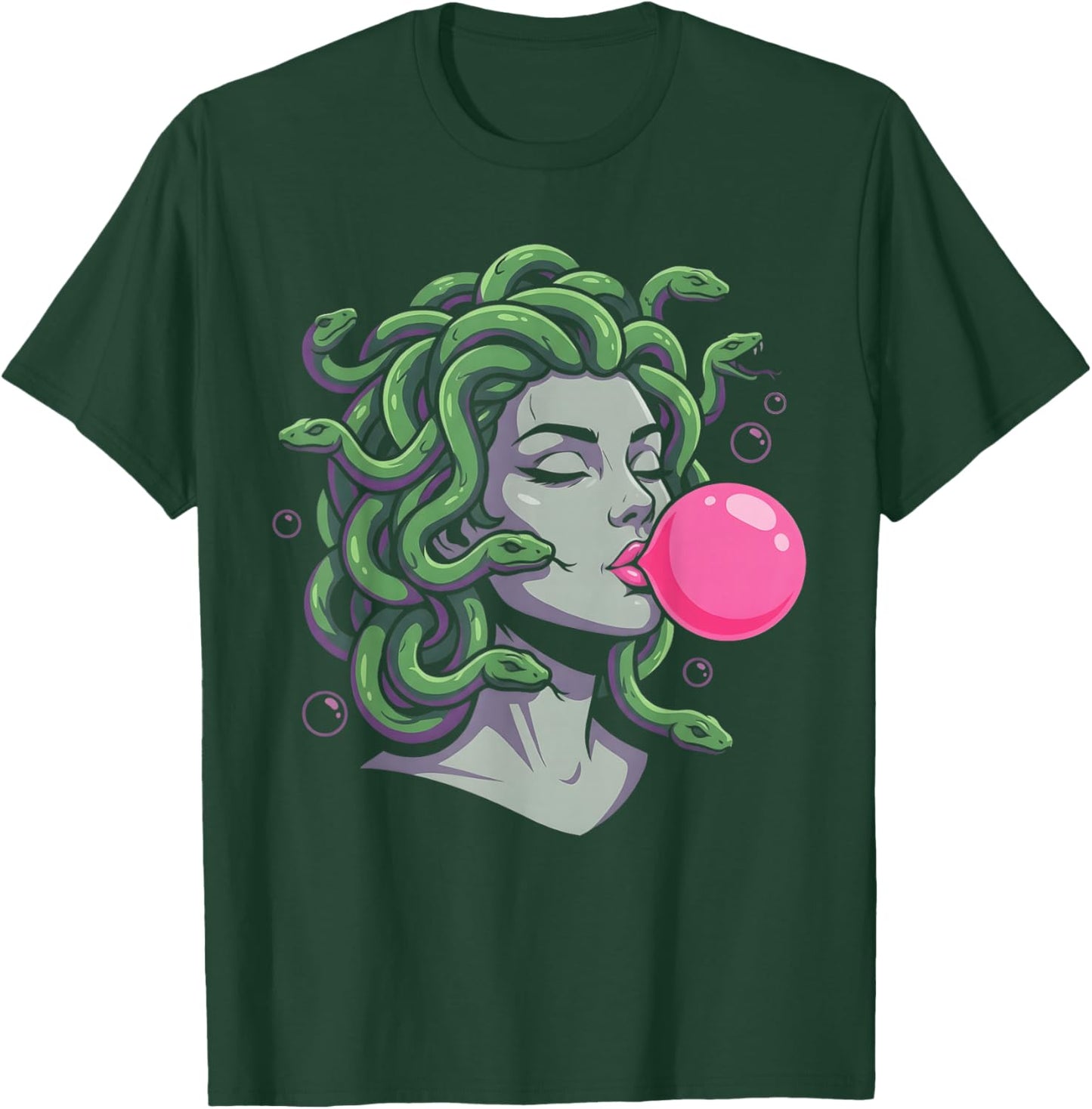 Medusa Bubble Gum T-Shirt - T-Shirt | Forest