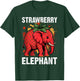 Kids Meme Strawberry Elephant T-Shirt - T-Shirt | Forest