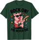 Rock On Pig Never Die Music Lovers Funny Concert Vibe T-Shirt - T-Shirt | Forest