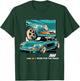 911 GT3 RS Classic Vintage Old Car USA Flag T-Shirt - T-Shirt | Forest