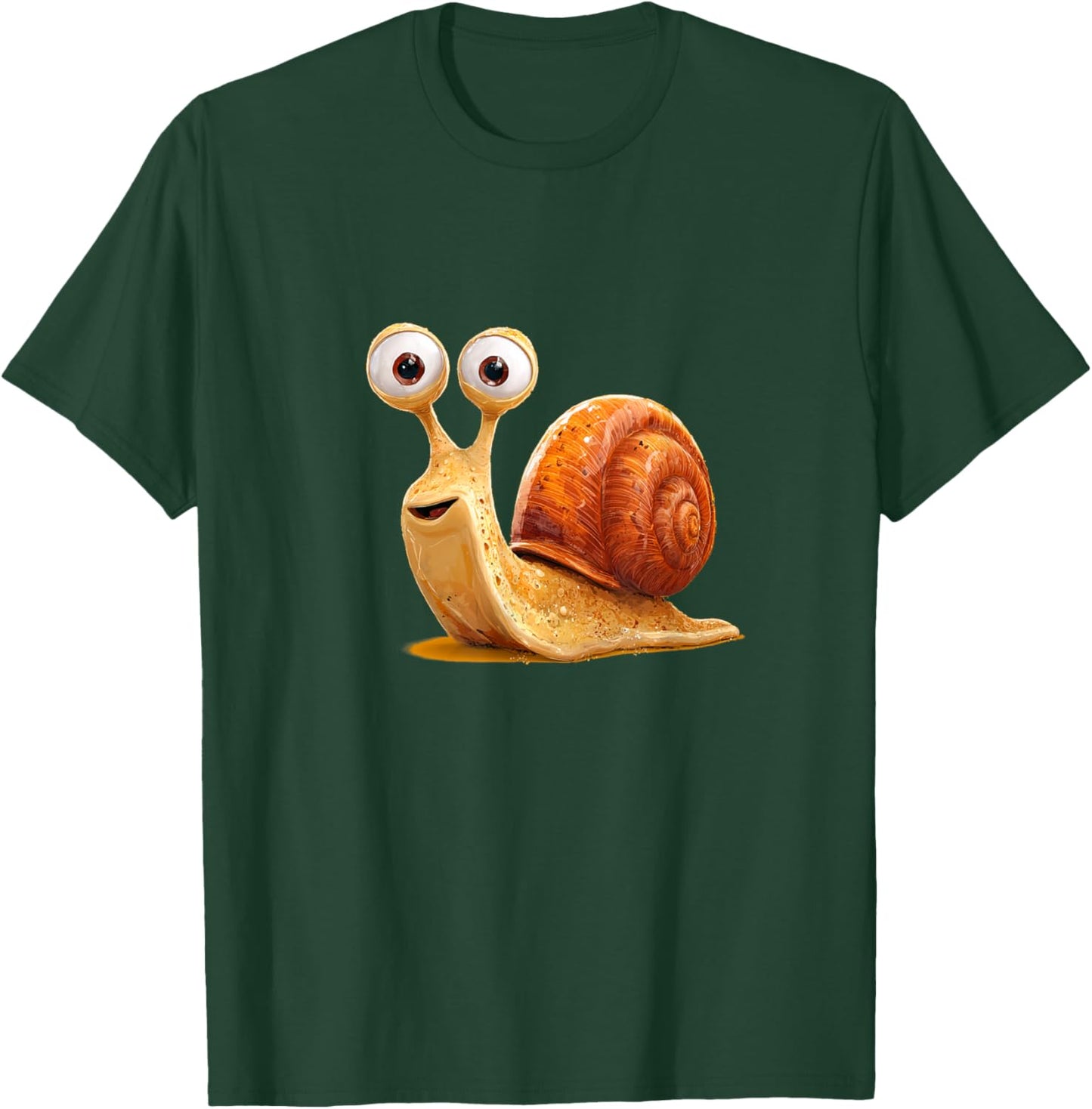 Smiling Snail Graphic Costume for Boys and Girls T-Shirt - T-Shirt | Forest
