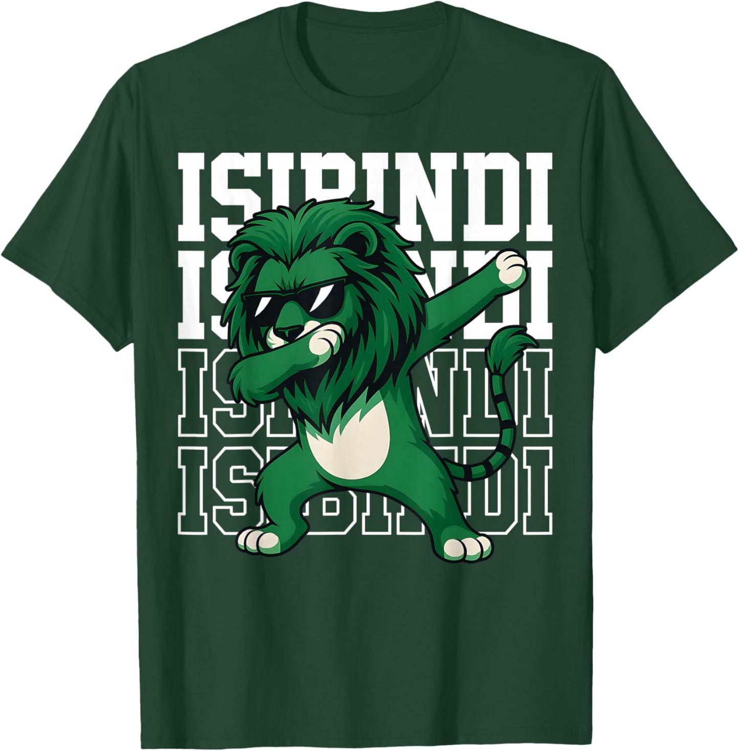 Vintage Isibindi Name Dab Cool Animal Gift Women Kid T-Shirt - T-Shirt | Forest