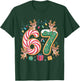 Christmas 67 Funny Xmas Six Seven Ugly Sweater 6-7 T-Shirt - T-Shirt | Forest