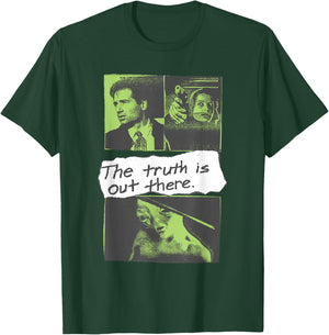 X-Files Front and Back Truth is Out There Alien 90's TV Show T-Shirt - T-Shirt | Forest