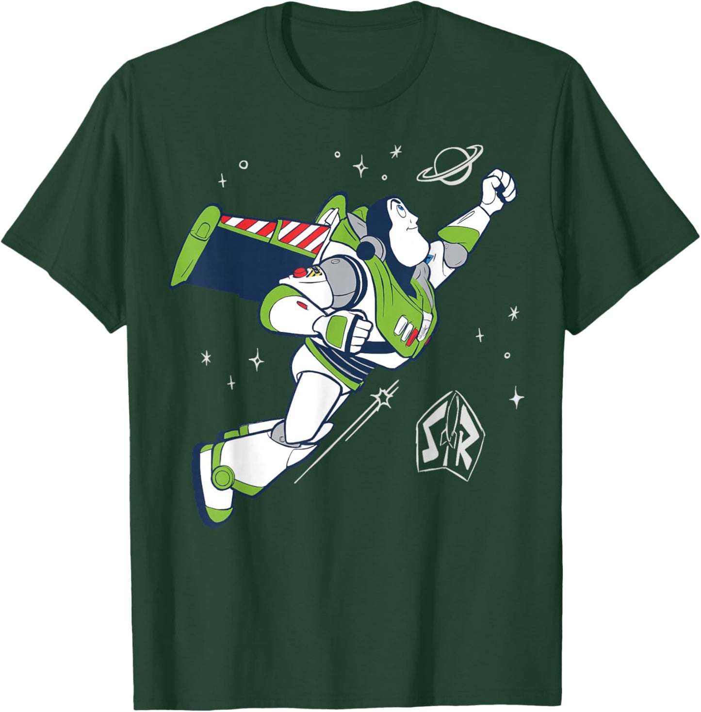 Disney Pixar Toy Story Buzz Lightyear Space Flight T-Shirt - T-Shirt | Forest