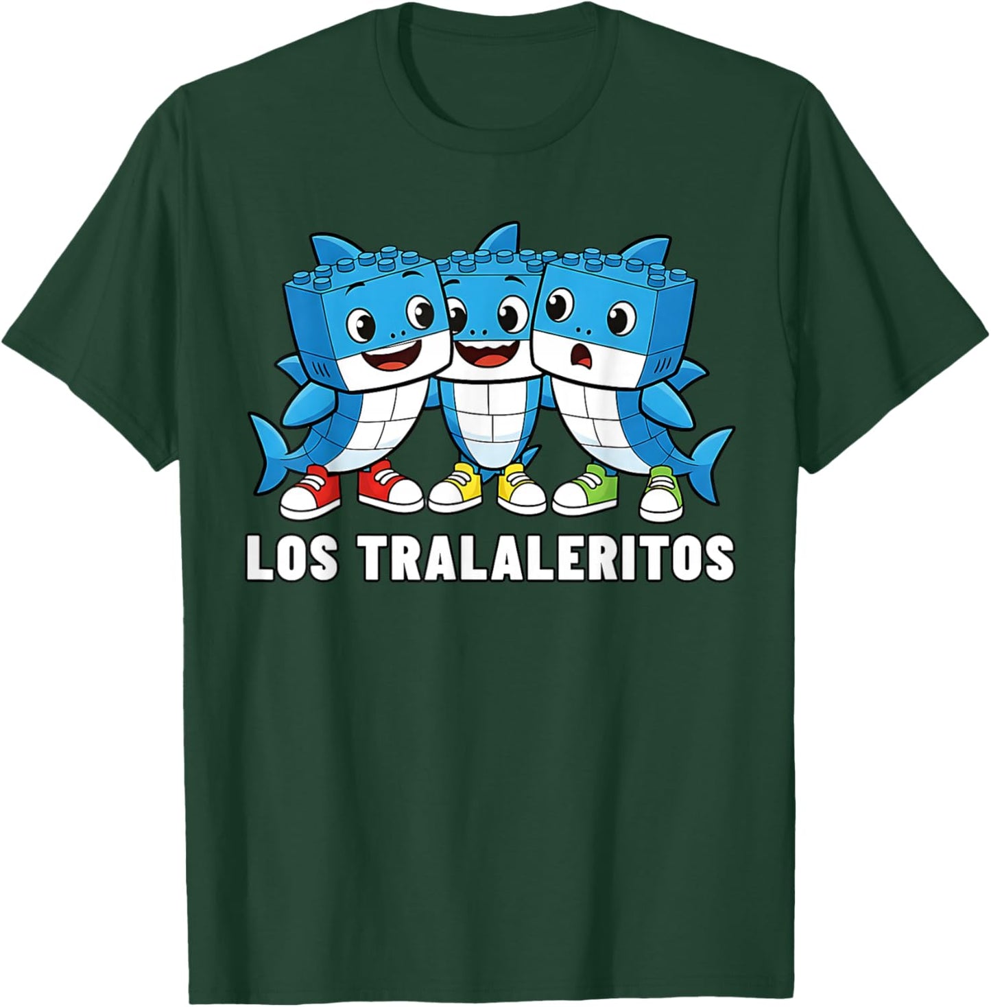Cute Los Tralaleritos Funny Italian Brainrot Kids Meme T-Shirt - T-Shirt | Forest