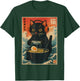 Kawaii Gamer Cat Funny Ramen Retro Japanese Cat Gaming T-Shirt - T-Shirt | Forest
