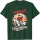 Howdy Valentine Retro Western Gifts Couple Love T-Shirt - T-Shirt | Forest