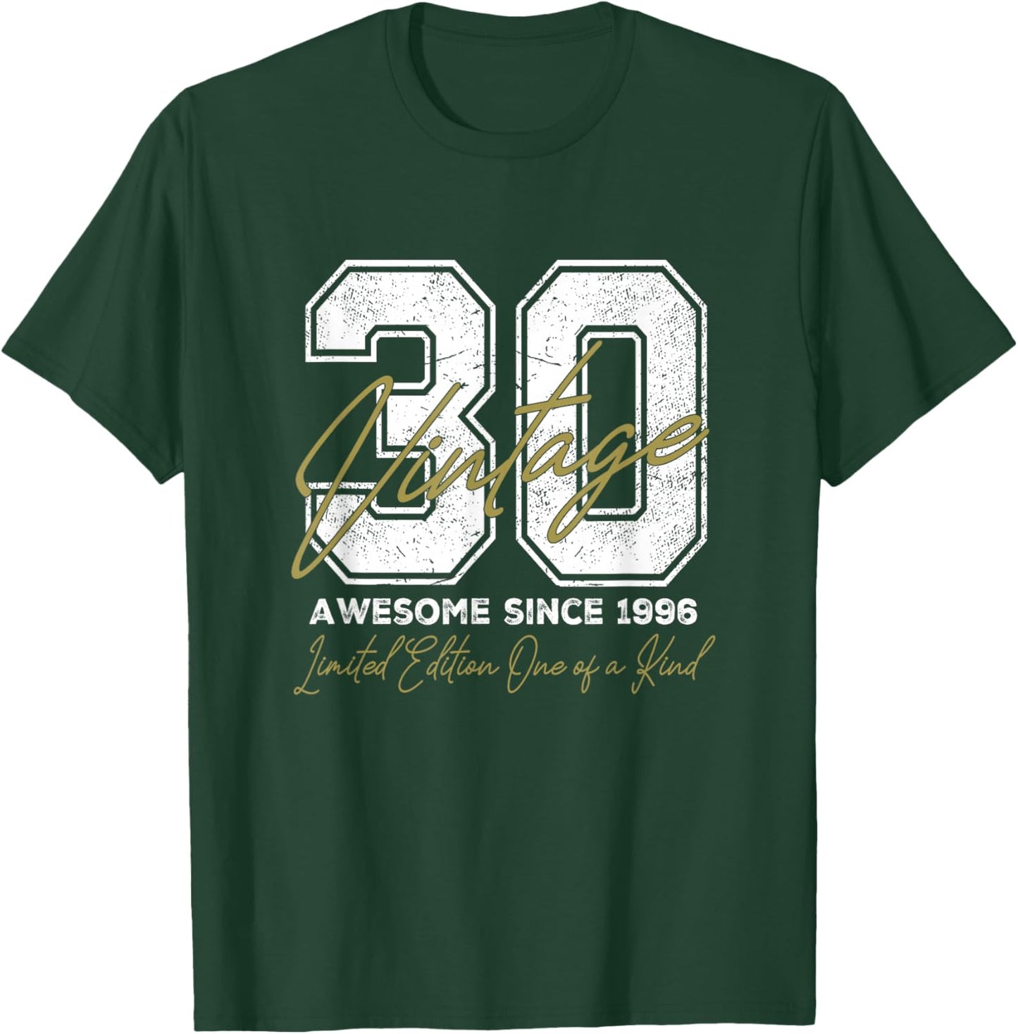 30 Year Old Gifts Vintage 1996 Limited Edition 30th Birthday T-Shirt - T-Shirt | Forest