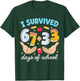 I Survived 67 33 Days of School 100th Day Teacher Boys Girls T-Shirt - T-Shirt | Forest