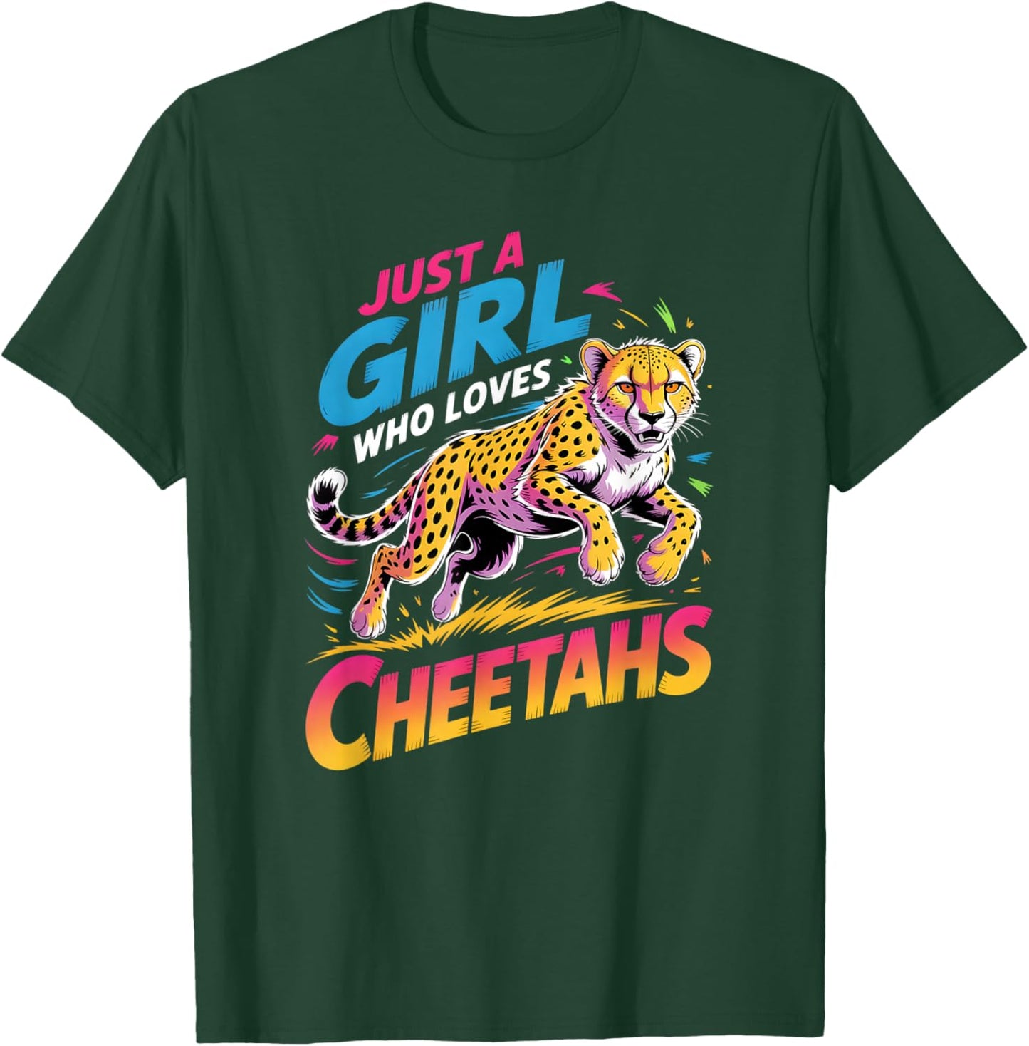 Girls Cheetah T-Shirt - T-Shirt | Forest