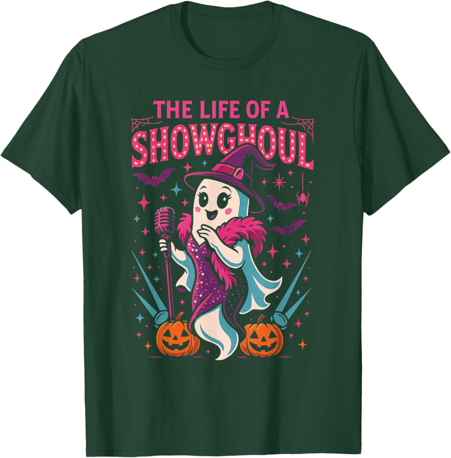 Life of a Showghoul Halloween Costume Fun Kids Print T-Shirt - T-Shirt | Forest