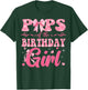 Pops of The Birthday Girl Family Pink Coquette Bow T-Shirt - T-Shirt | Forest