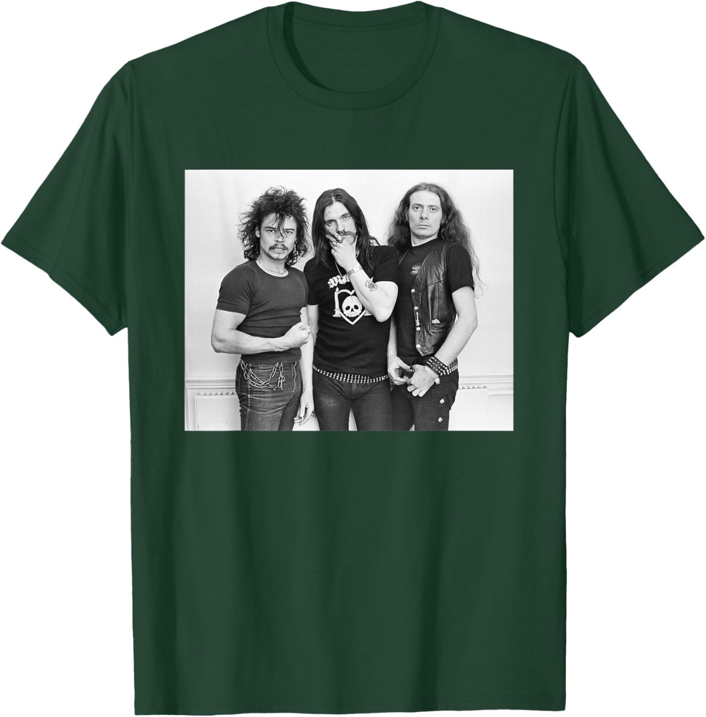Motorhead Phil Taylor Lemmy Kilmister & Eddie Clarke 1981 T-Shirt - T-Shirt | Forest