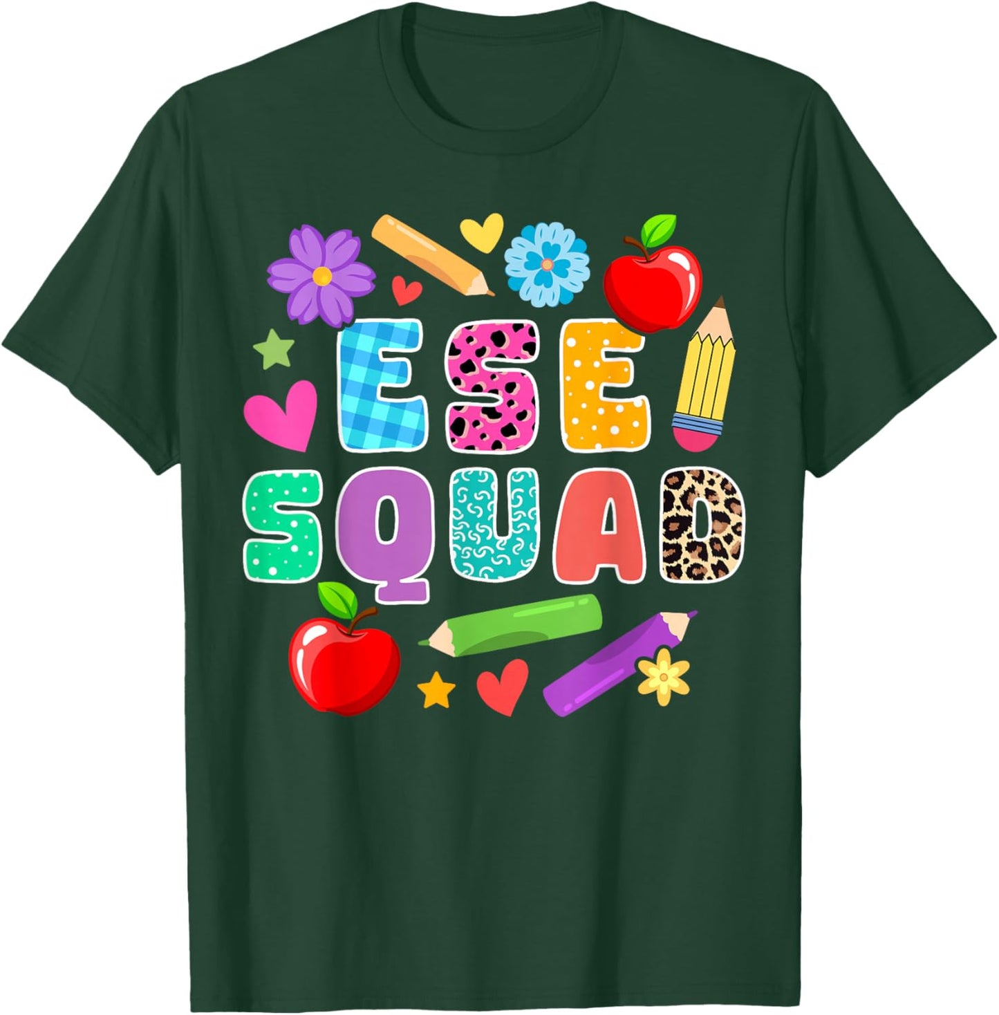 ESE Squad Exceptional Student Education T-Shirt - T-Shirt | Forest