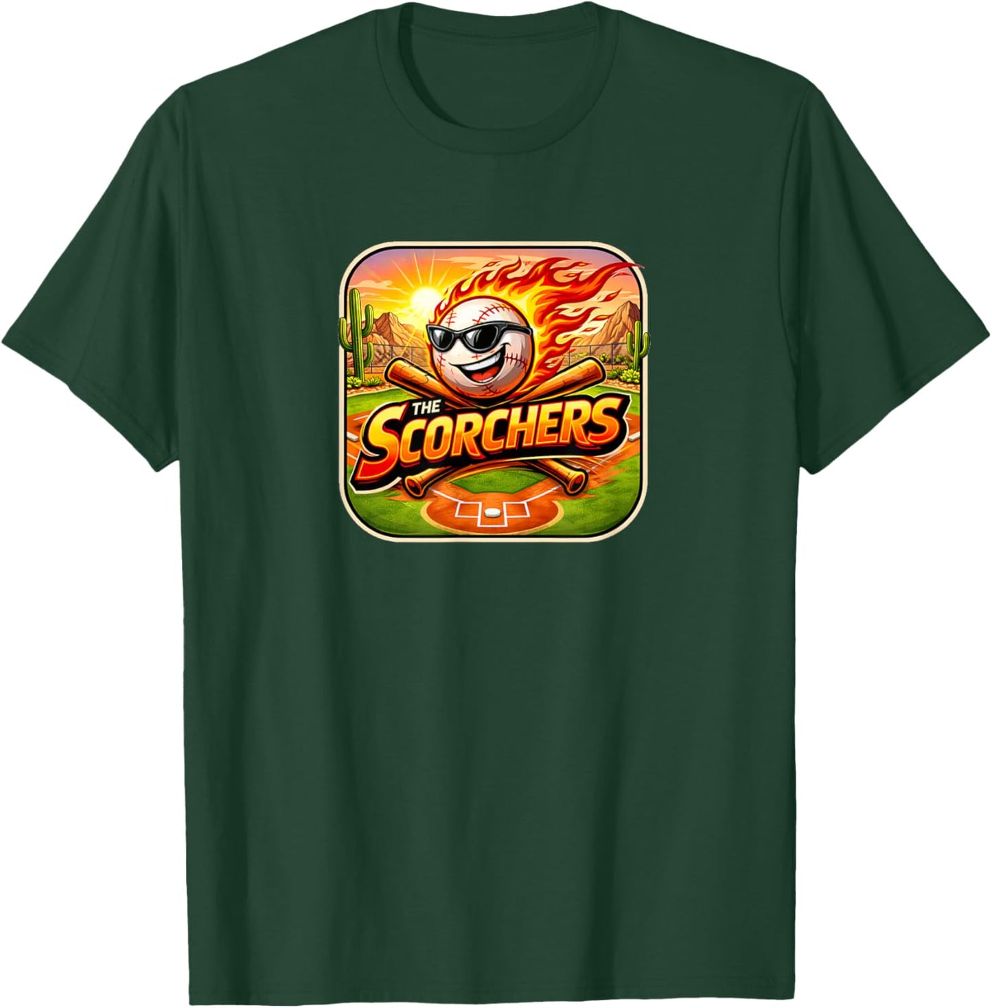 Baseball Team T-Shirt - T-Shirt | Forest