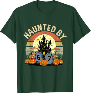 Six Seven Gen Alpha Z Halloween 6767 Funny Haunted by 67 T-Shirt - T-Shirt | Forest