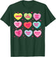 Candy Heart Messages Pastel Conversation Hearts Valentine T-Shirt - T-Shirt | Forest