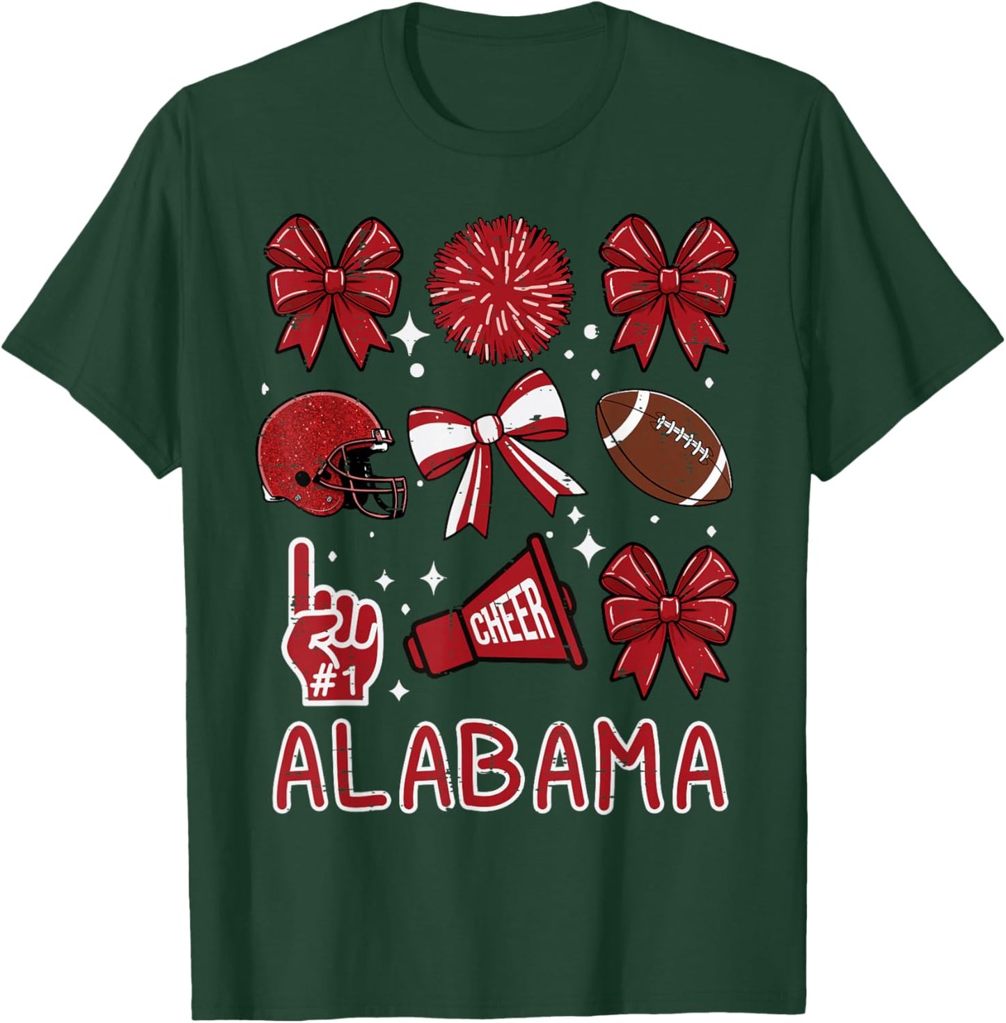 Alabama Women Kids Boys Girls Youth Teen Men T-Shirt - T-Shirt | Forest