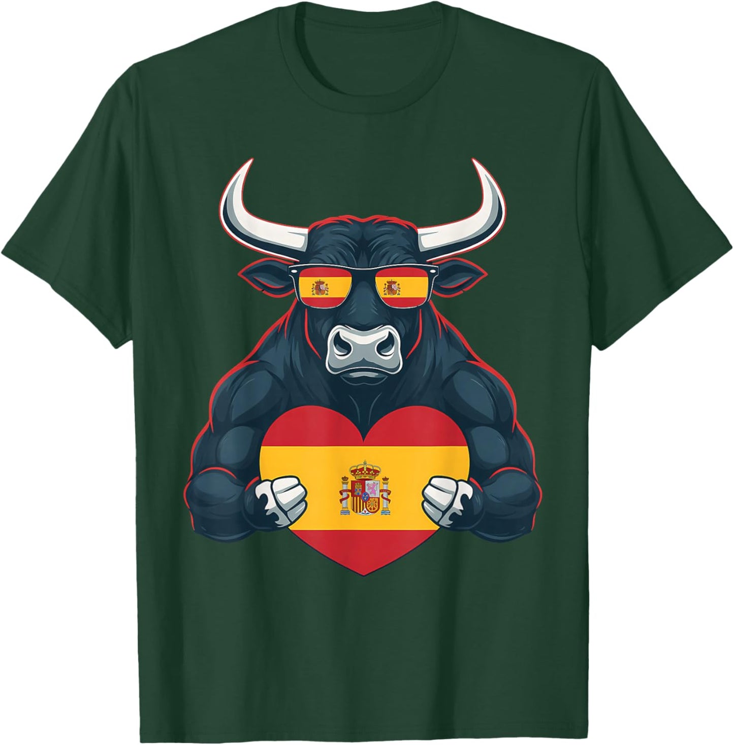 Spain Flag Spanish Flag Espana Roots Spanish Pride T-Shirt - T-Shirt | Forest