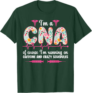 I'm A CNA Certified Nursing Assistant Funny CNA Nurse T-Shirt - T-Shirt | Forest
