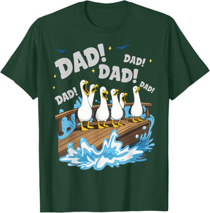 Seagull Dad Funny Dad Humor Ocean Life T-Shirt - T-Shirt | Forest