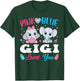 Pink or Blue Gigi Loves You Gender Reveal Elephant T-Shirt - T-Shirt | Forest