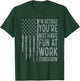 I'm Retired You're Not Have Fun at Work Tomorrow USA Flag T-Shirt - T-Shirt | Forest