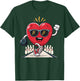 Bowling Heart Bowler Team Coach Valentine's Day Sunglasses T-Shirt - T-Shirt | Forest