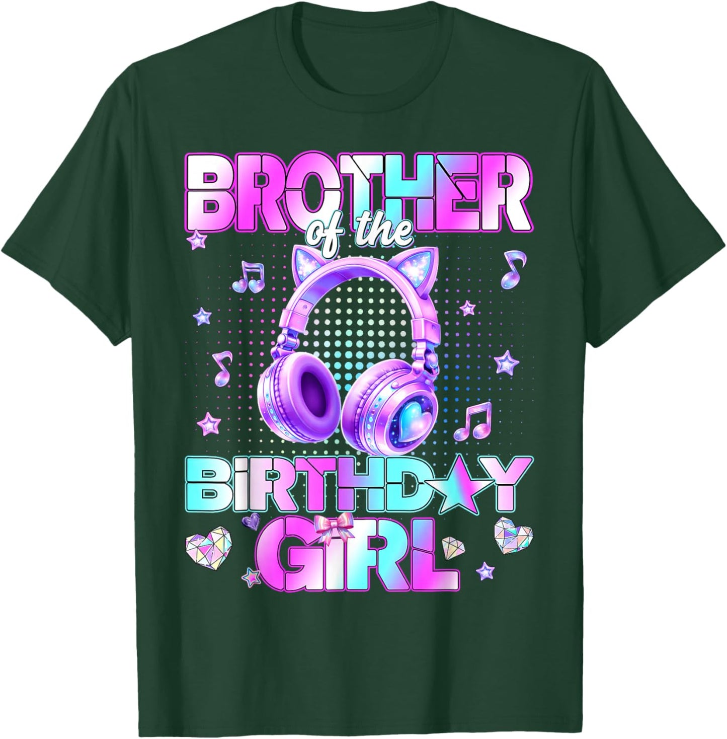 Brother The Birthday Girl K-pop Family Birthday Party Girls T-Shirt - T-Shirt | Forest
