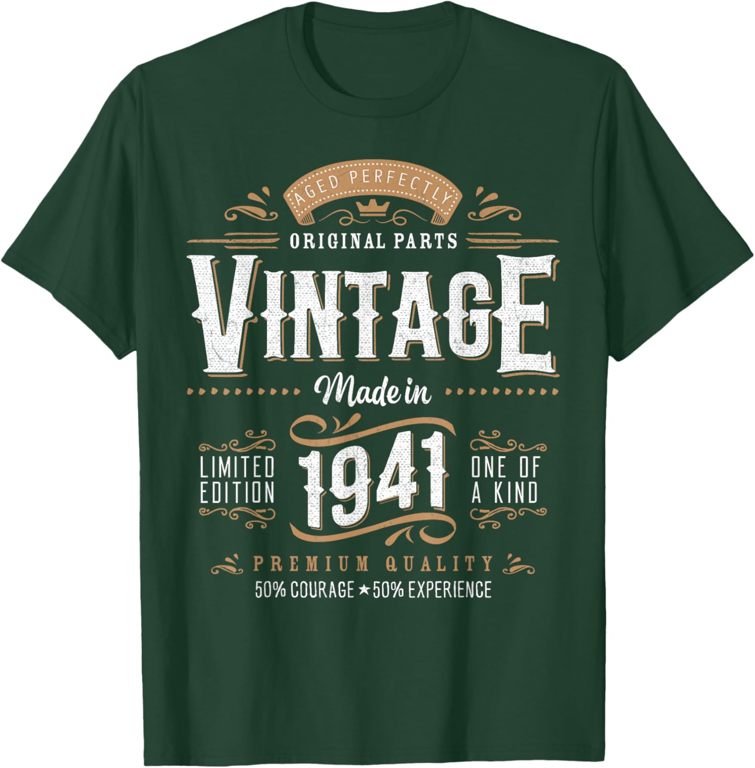 Vintage 1941 Label 85th Birthday Gift Men Women 85 Year Old T-Shirt - T-Shirt | Forest