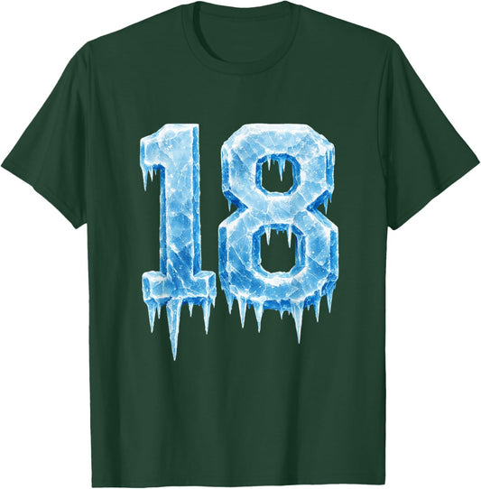 18 Iceman Football Jersey Football Player Number T-Shirt - T-Shirt | Forest
