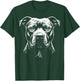 Pitbull Illustration Pit Bull T-Shirt - T-Shirt | Forest