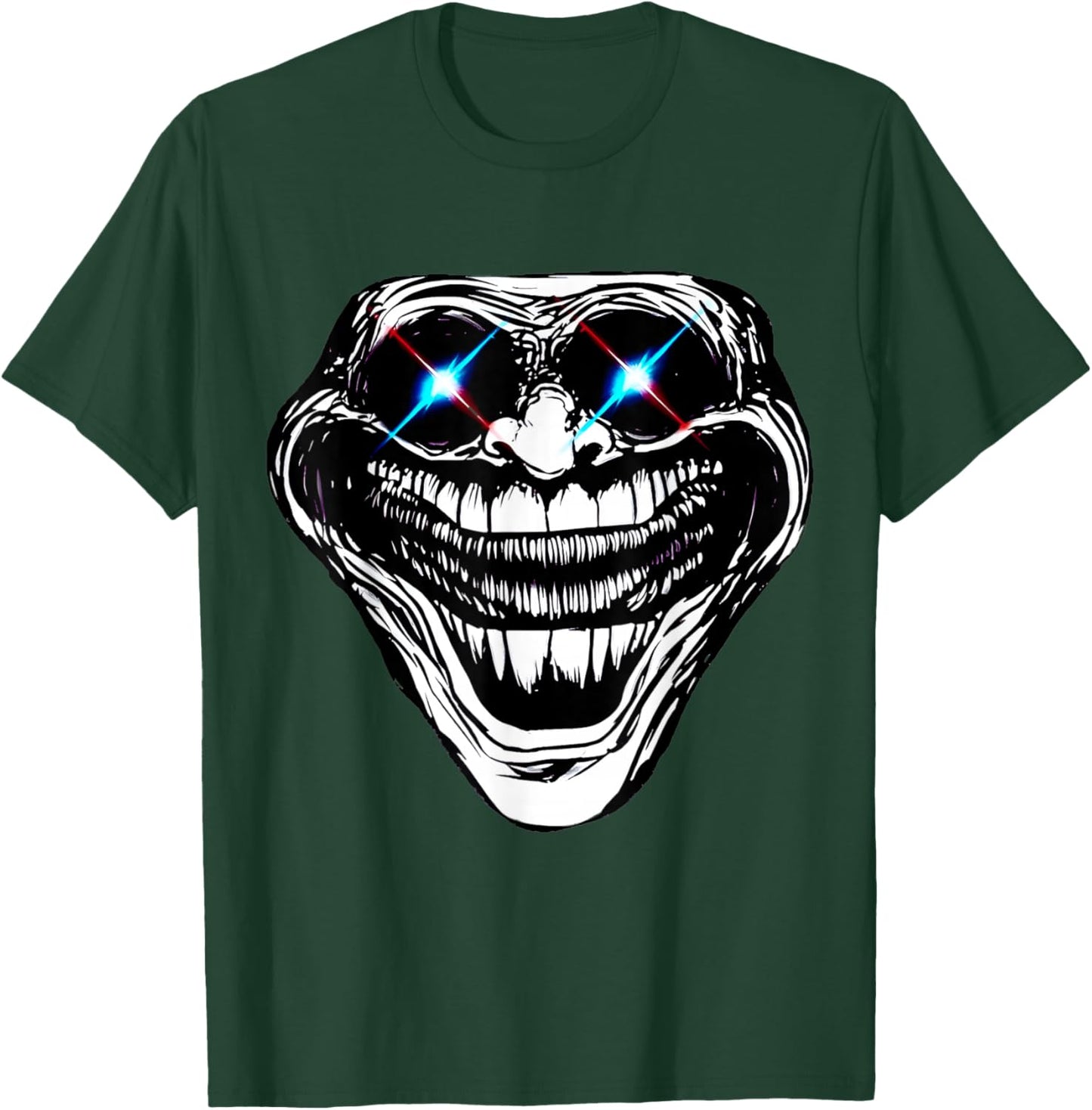 Funny Sigma Phonk Meme Scary Troll Face Those Who Know T-Shirt - T-Shirt | Forest