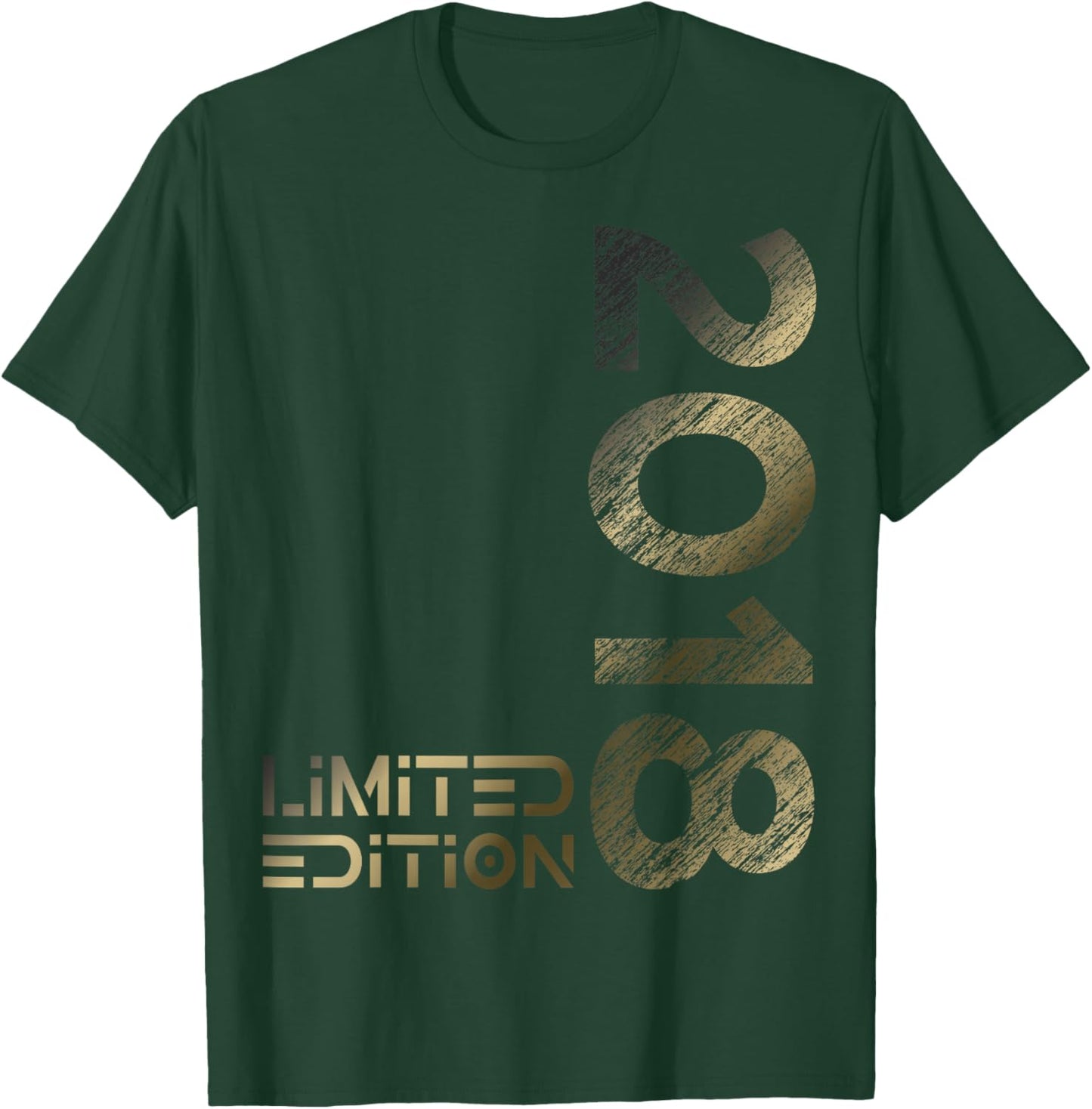 Limited Edition 2018 Boy Girl 8th Birthday 8 T-Shirt - T-Shirt | Forest