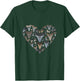 Shark Tooth Heart Fossil Collector Ocean Lover T-Shirt - T-Shirt | Forest